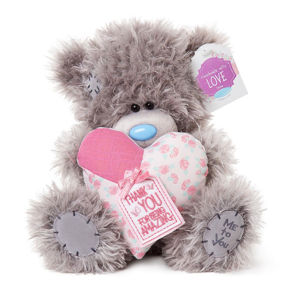 9" Thank You Padded Heart Me to You Bear Extra Image 2